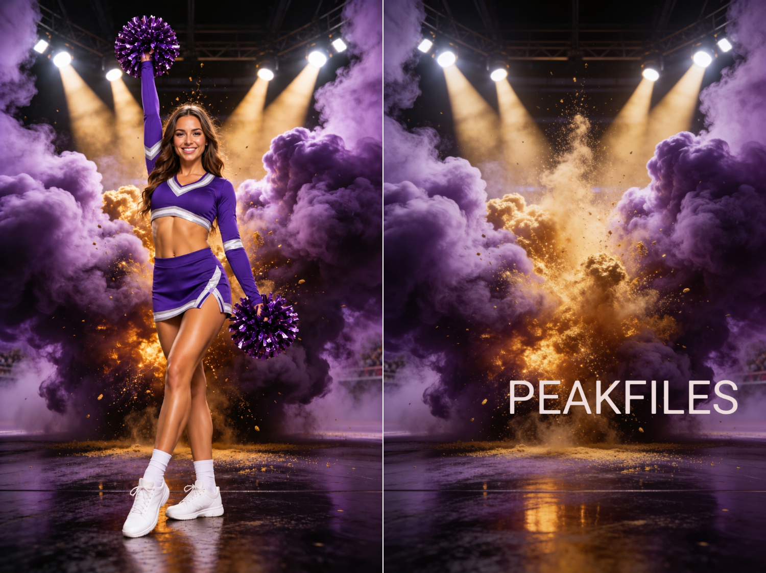 60 Sports Smoke Digital Backdrops, Football Cheerleading Photography Backgrounds, Athletic Promo JPG, Team Portrait Effects, Athlete Studio - Thumbnail 4