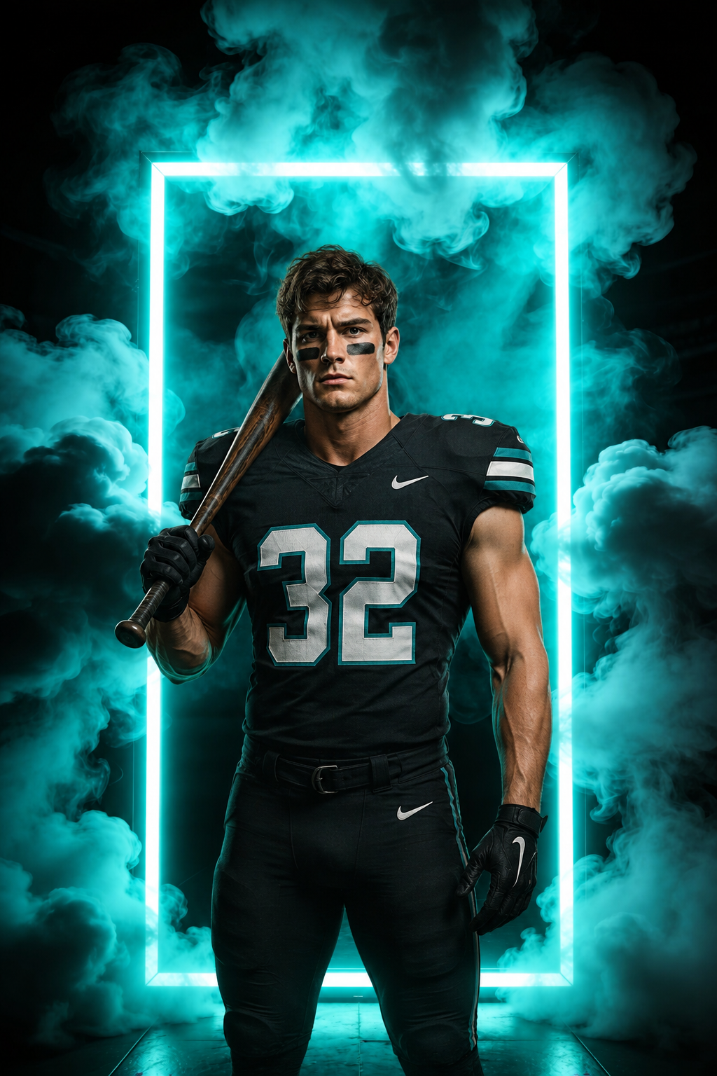 55 Light & Fogs Sport Backdrops | Sports Photography Backgrounds | Basketball, Football, Soccer, Cheer & Athlete Portraits - Thumbnail 6
