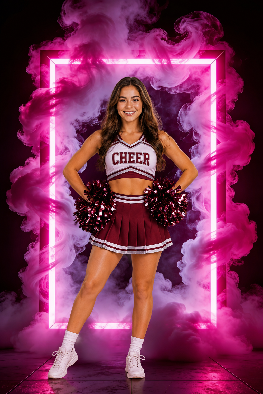 55 Light & Fogs Sport Backdrops | Sports Photography Backgrounds | Basketball, Football, Soccer, Cheer & Athlete Portraits - Thumbnail 7