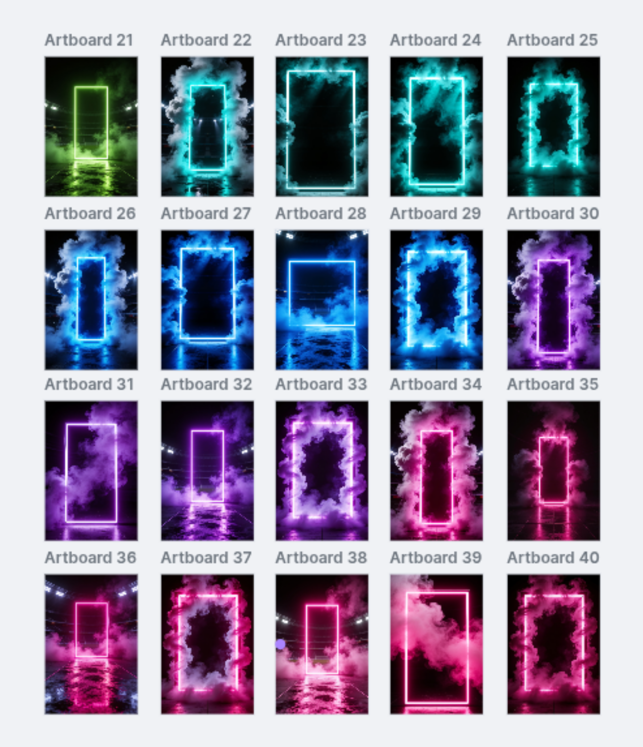 55 Light & Fogs Sport Backdrops | Sports Photography Backgrounds | Basketball, Football, Soccer, Cheer & Athlete Portraits - Thumbnail 11