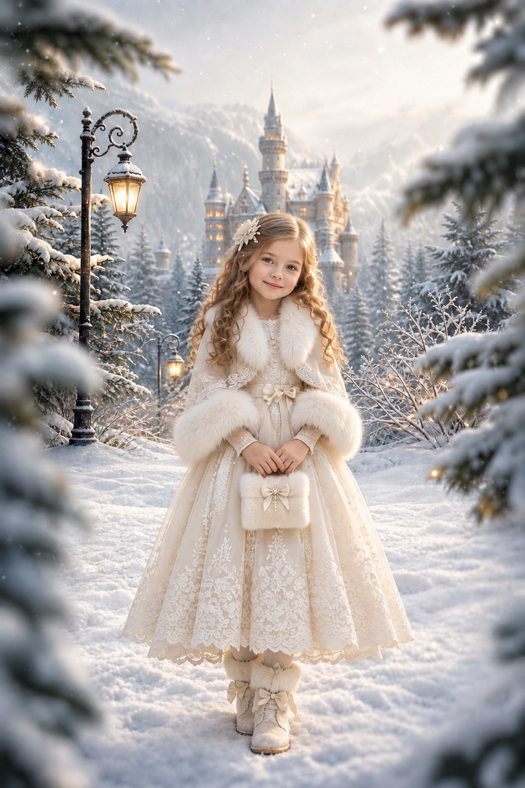 Winter Wonderland Digital Backdrops, Christmas Photography Backgrounds, 20 Winter Scenes - Thumbnail 6