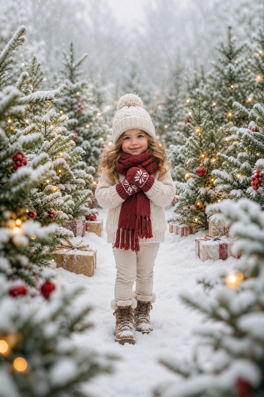 Winter Wonderland Digital Backdrops, Christmas Photography Backgrounds, 20 Winter Scenes - Thumbnail 8