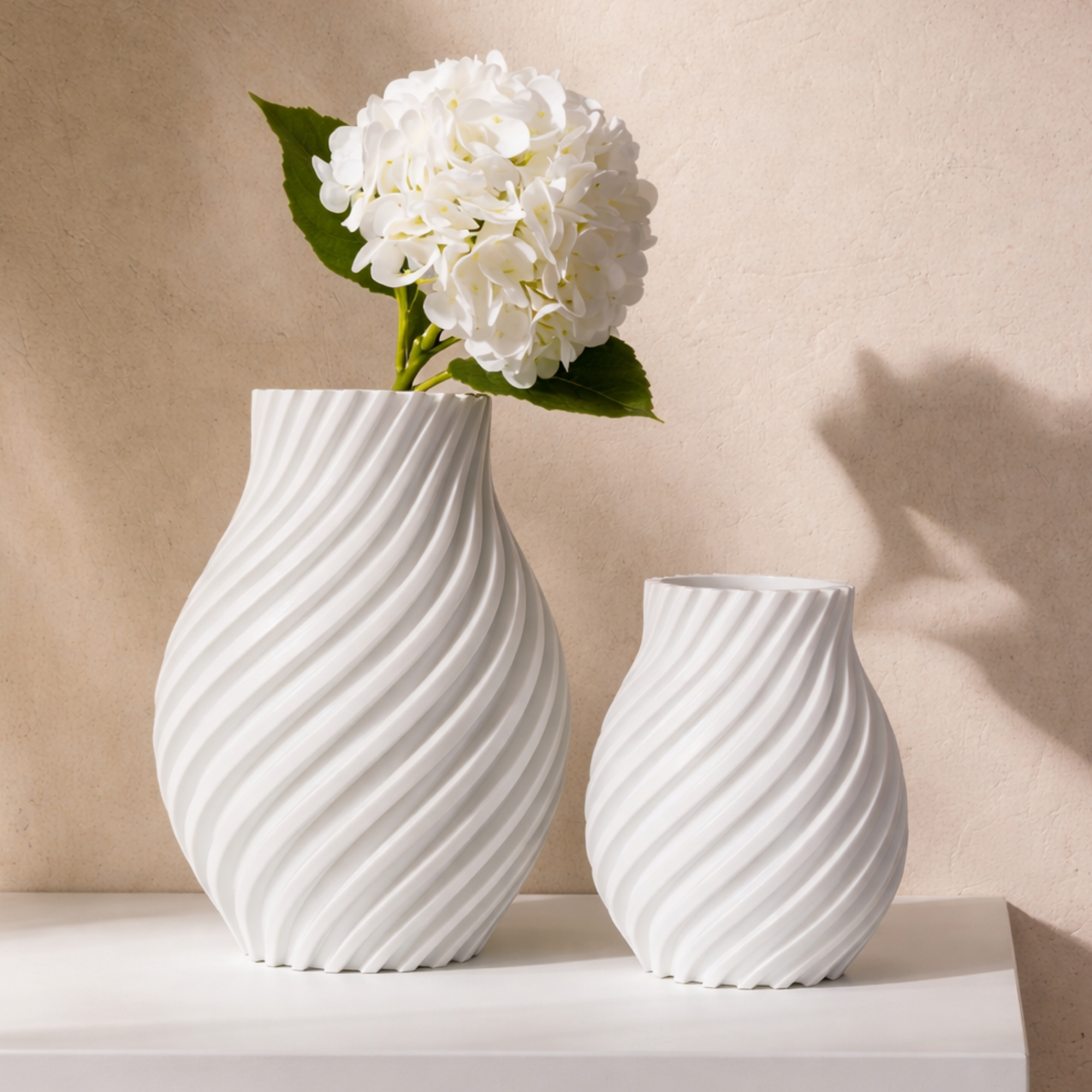 Set of 4 Vases – STL File – 3D Printable Design with Commercial License - Thumbnail 3