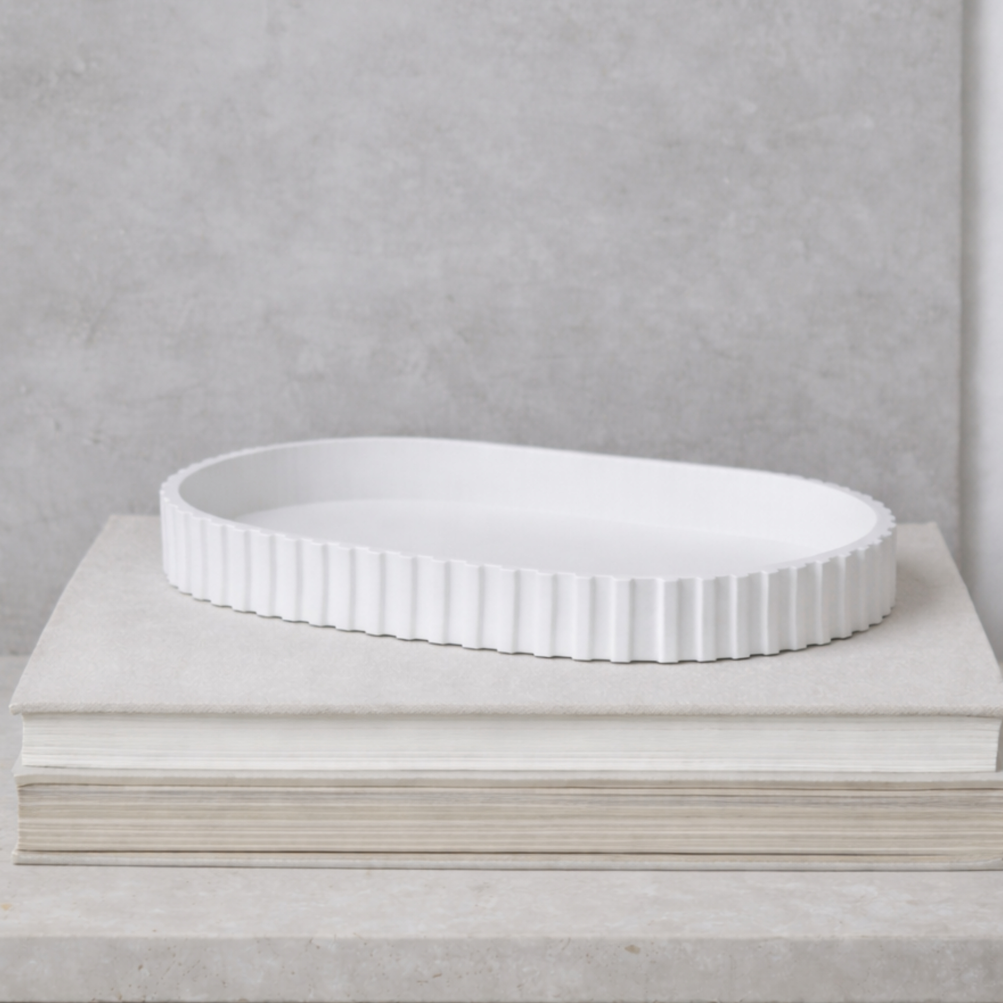 Ribbed Base Tray STL File – 3D Printable Design with Commercial License - Image 1