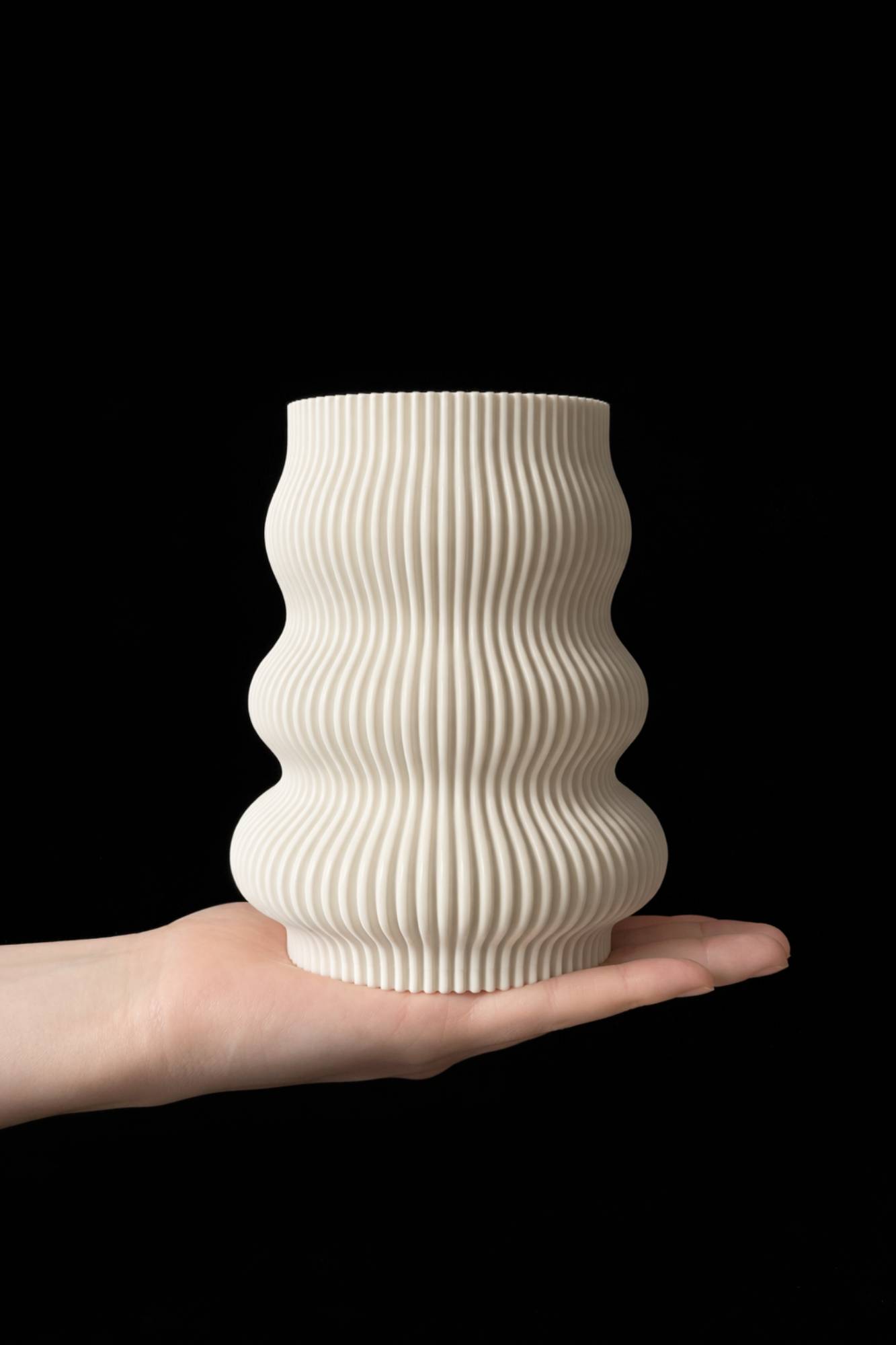 Modern Vase STL File – 3D Printable Design with Commercial License - Thumbnail 2