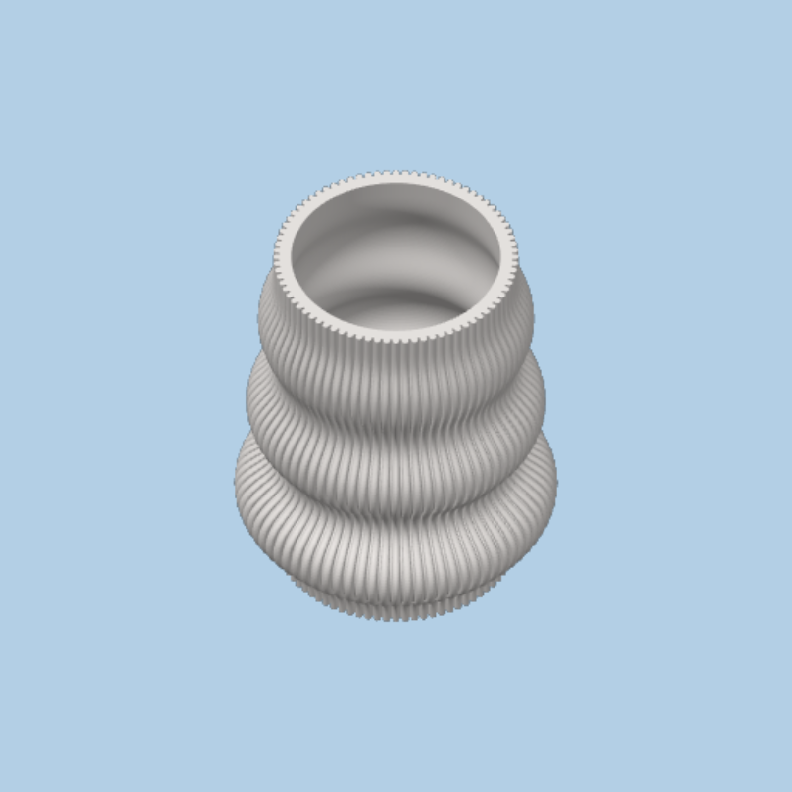 Modern Vase STL File – 3D Printable Design with Commercial License - Thumbnail 4