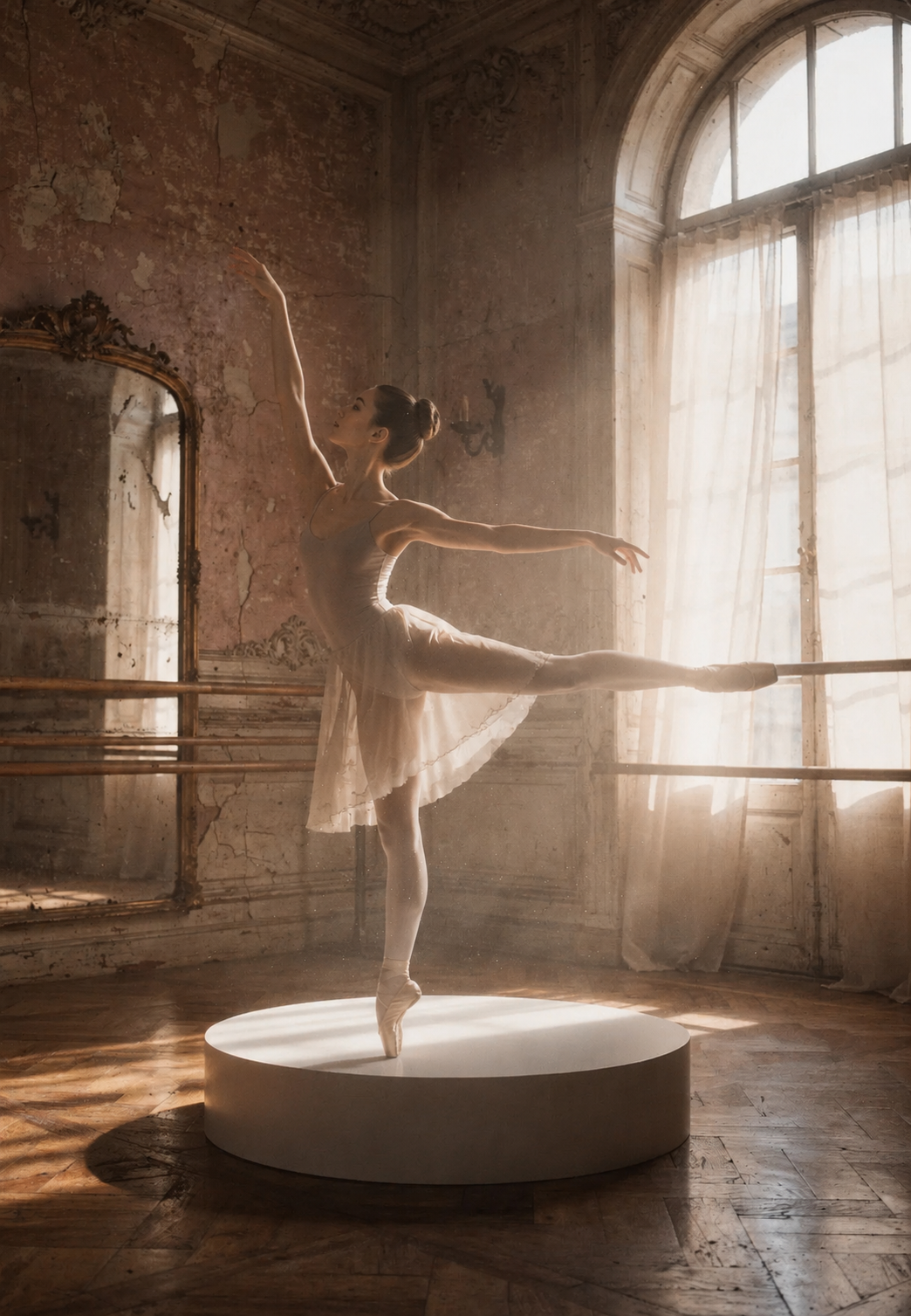 Ballet Digital Backdrop Bundle – 15 Backgrounds, Round Podium, Low Angle Studio, Ballerina Photoshop Overlay, 5 Styles Set - Thumbnail 3