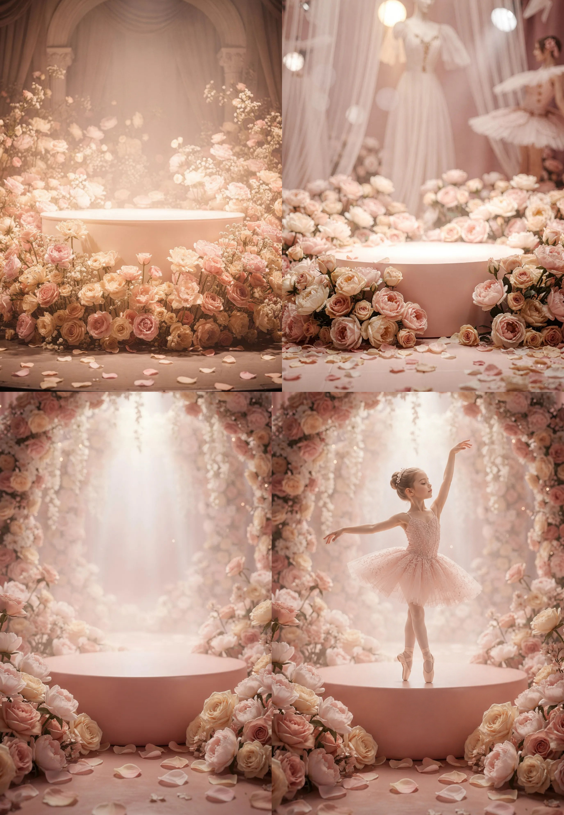 Ballet Digital Backdrop Bundle – 15 Backgrounds, Round Podium, Low Angle Studio, Ballerina Photoshop Overlay, 5 Styles Set - Thumbnail 6