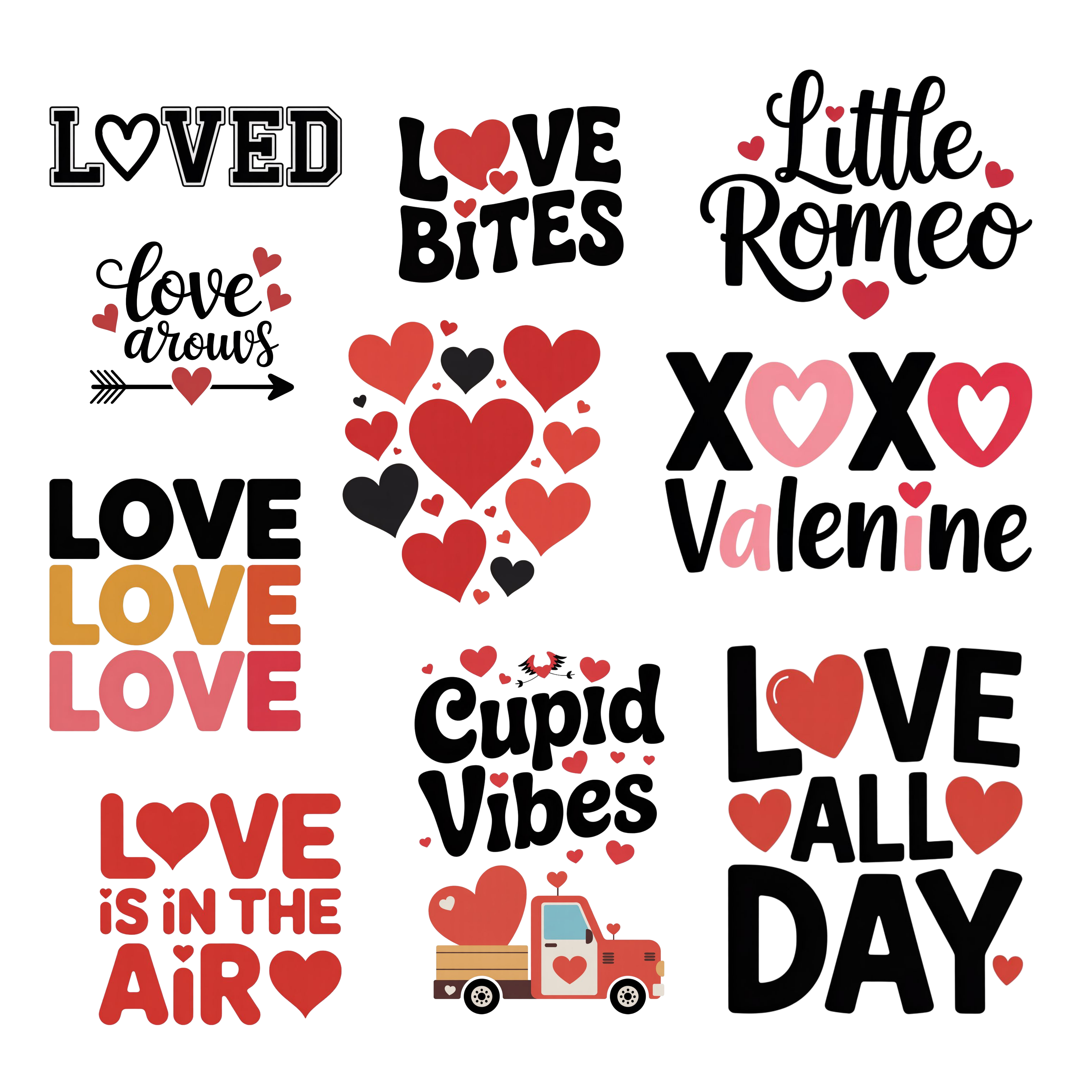 Saint Valentine SVG Files – Set of 20 - Thumbnail 2