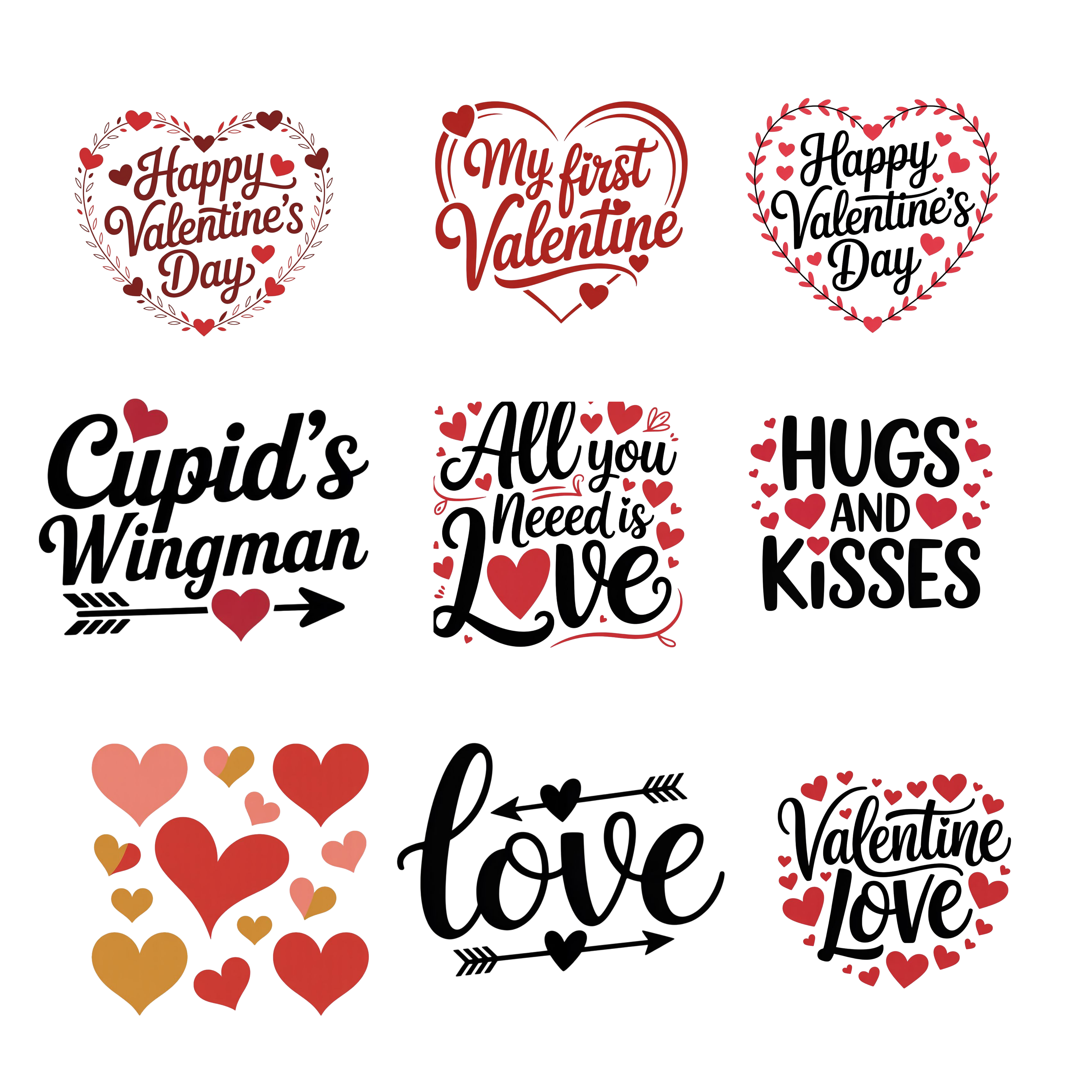 Saint Valentine SVG Files – Set of 20 - Thumbnail 3