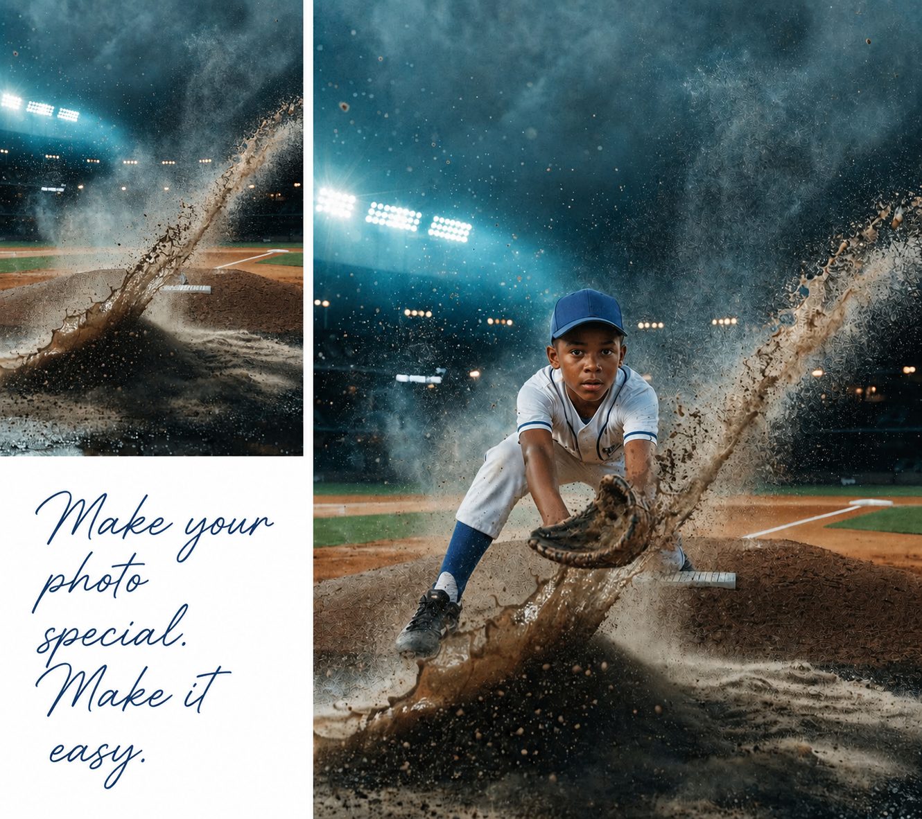 35 Baseball Digital Backdrops: Stadium Lights, Smoke Effects, Sports Photo Backgrounds, Baseball Photoshop Overlay, Team Portrait Backdrop - Thumbnail 9