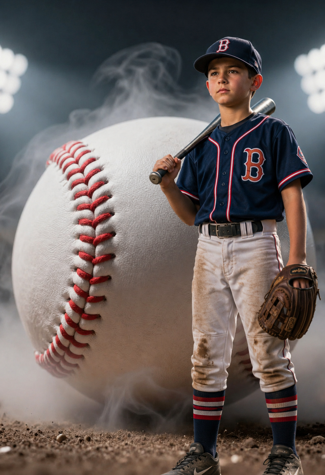 35 Baseball Light Digital Backdrops PNG JPG, Sports Photography Backgrounds, Editable Baseball Photoshop Templates, Sports Photo Backgrounds - Thumbnail 5