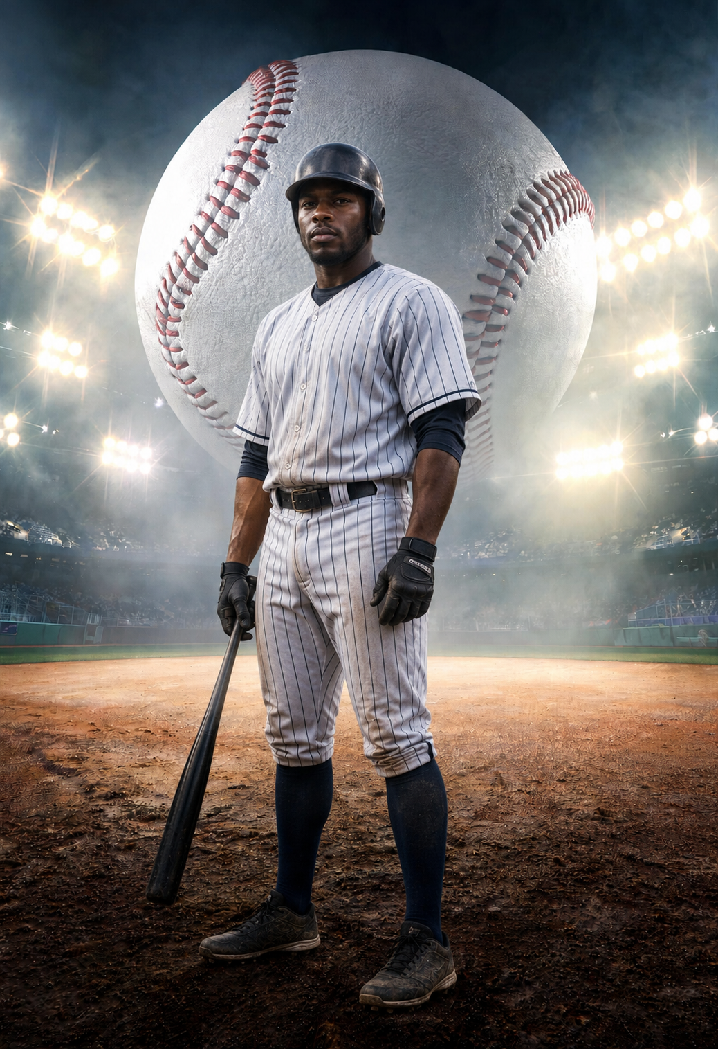 35 Baseball Light Digital Backdrops PNG JPG, Sports Photography Backgrounds, Editable Baseball Photoshop Templates, Sports Photo Backgrounds - Thumbnail 6