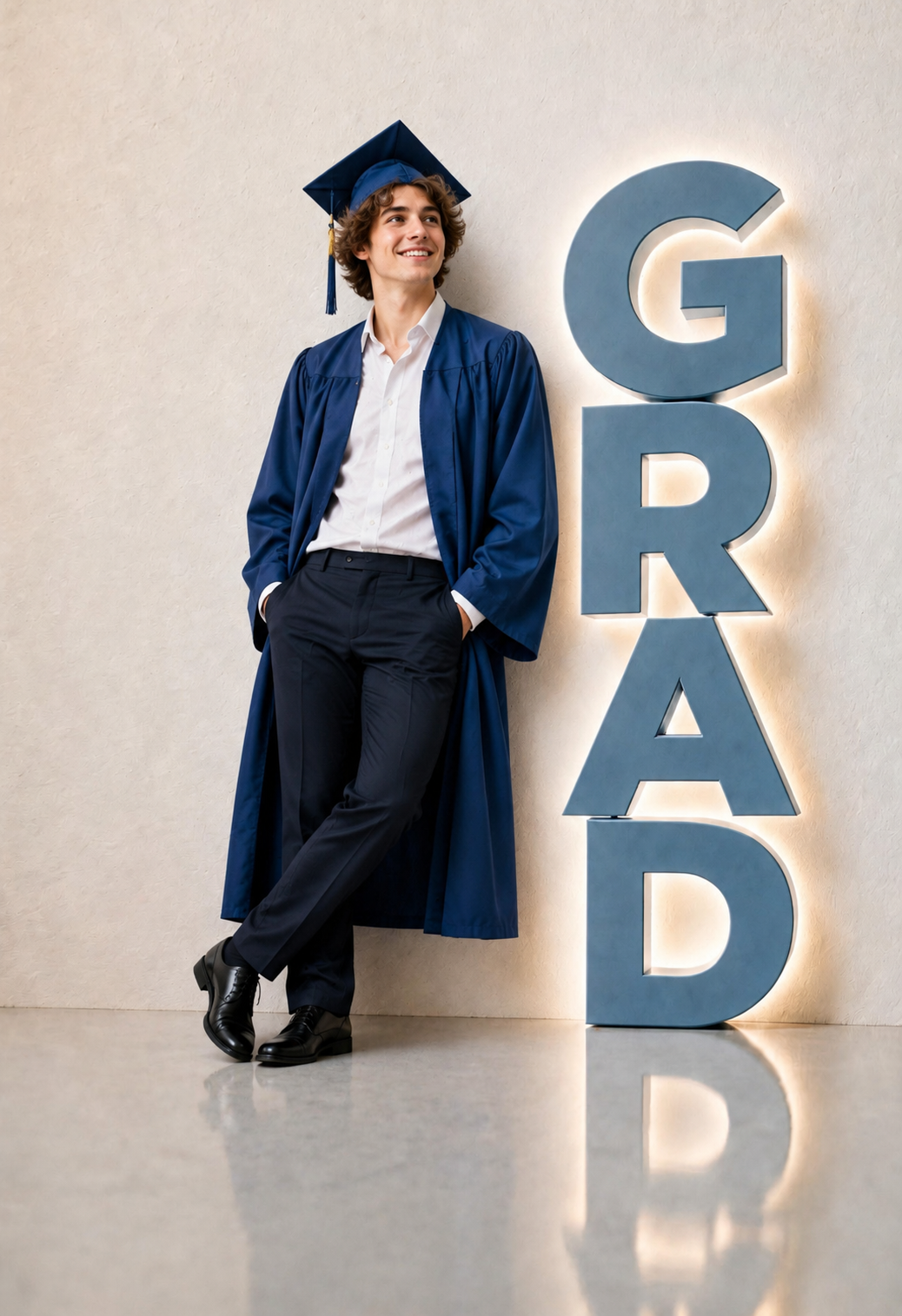 Graduation Digital Backdrop Set | 2026 Senior Photo Backgrounds with 3D GRAD Letters, 15 JPGs - Thumbnail 4