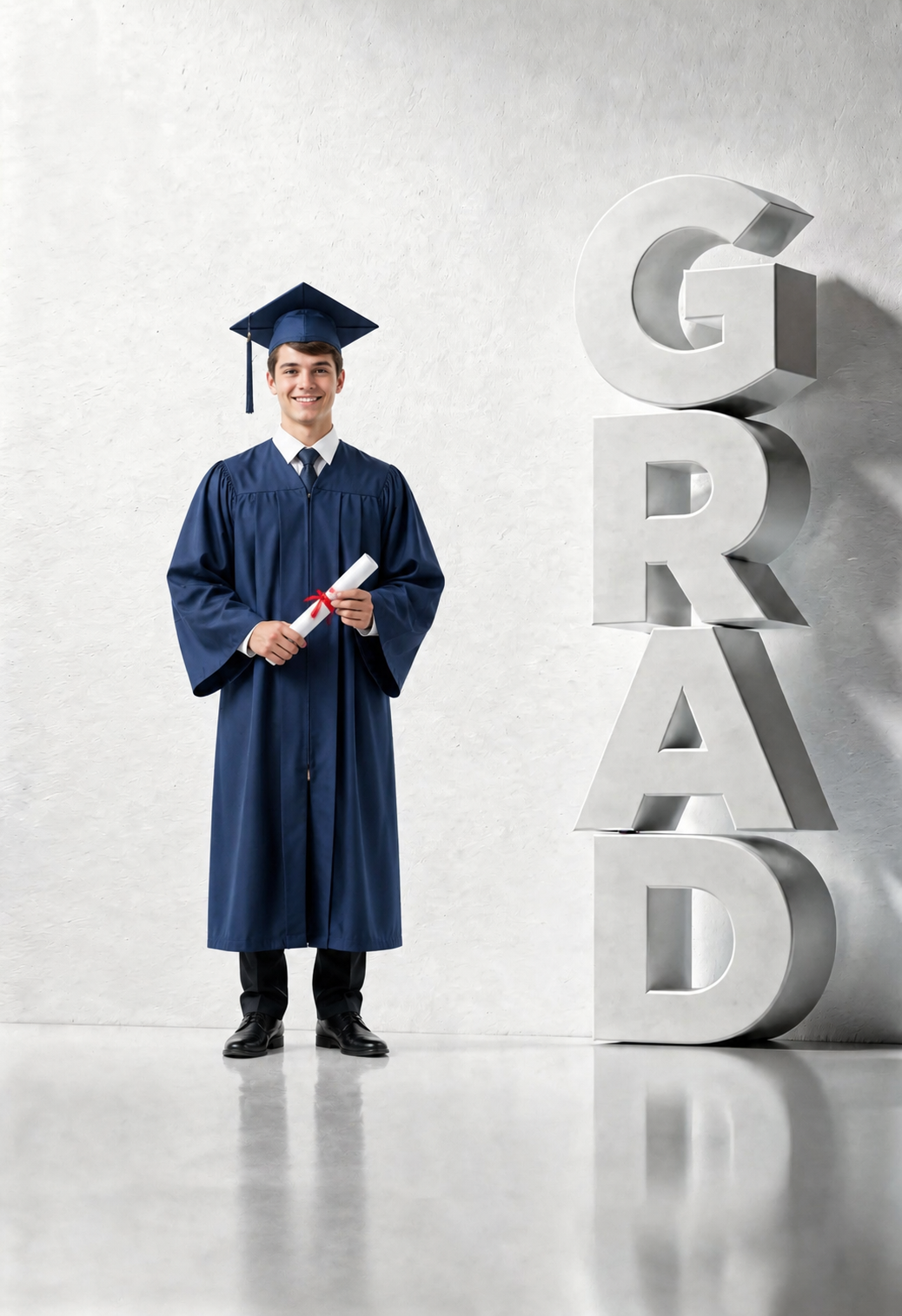 Graduation Digital Backdrop Set | 2026 Senior Photo Backgrounds with 3D GRAD Letters, 30 JPGs - Thumbnail 9