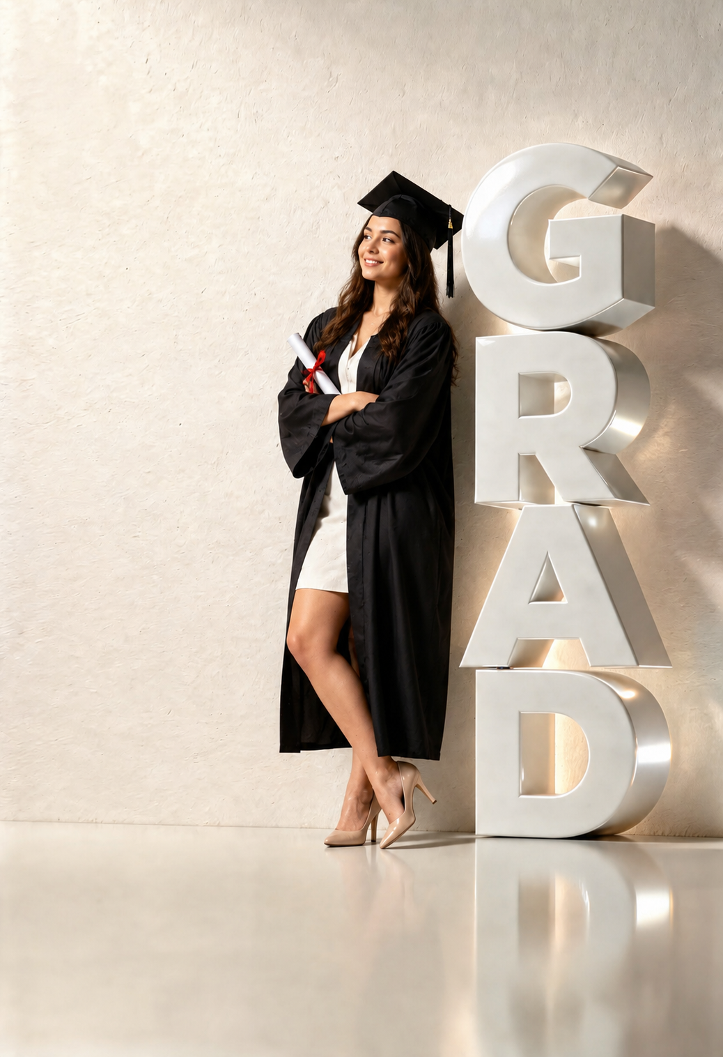 Graduation Digital Backdrop Set | 2026 Senior Photo Backgrounds with 3D GRAD Letters, 30 JPGs - Thumbnail 11