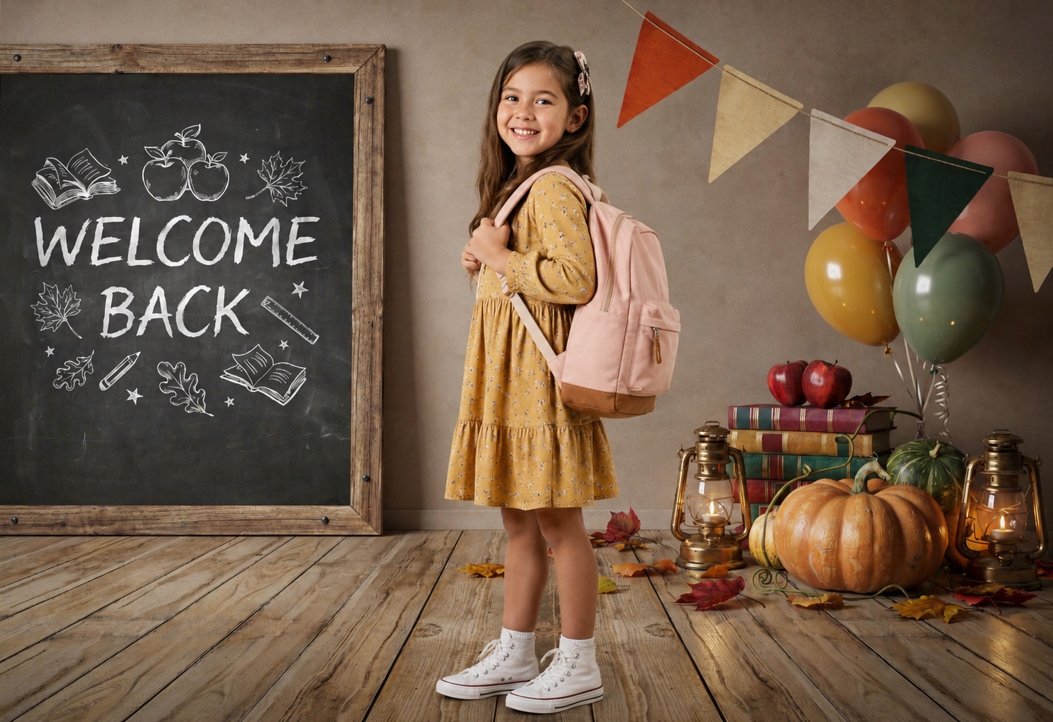30 Back to School Digital Backdrops Bundle | School & Preschool Portrait Backgrounds | Classroom Photography | Photo Composites - Thumbnail 8