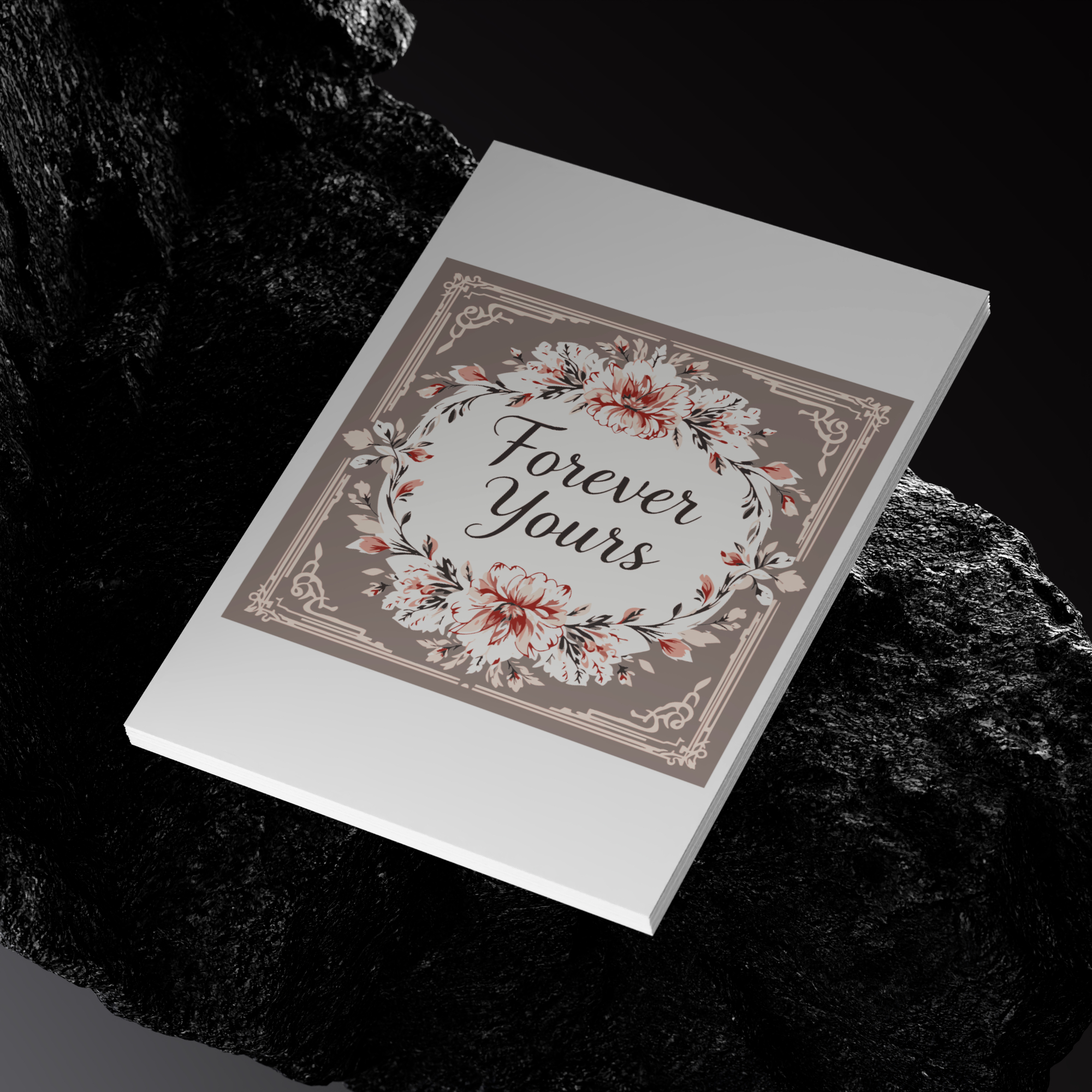 Vintage Valentine SVG Set | 7 Romantic Scrapbook Pocket Inserts - Thumbnail 2