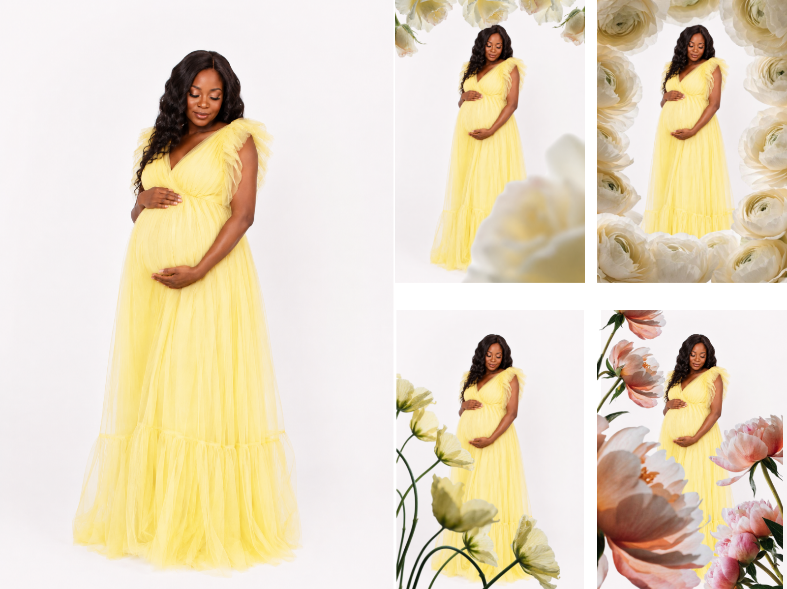 70 Floral Branch Overlays PNG, Flower Branch Photo Overlays, Spring Floral Overlay, Photoshop Overlay, Maternity, Family & Portrait Editing - Thumbnail 6
